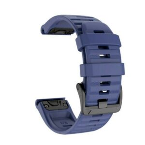 correa color azul marino para reloj garmin fenix 7x 6x 5x enduro