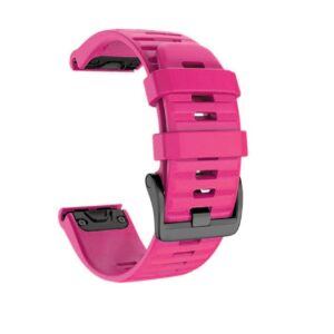 Correa silicona rosada para reloj garmin fenix 6s 5s 7s