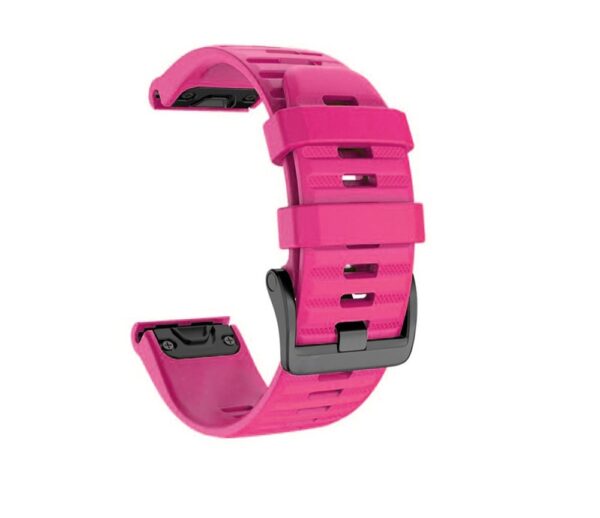 Correa silicona rosada para reloj garmin fenix 6s 5s 7s