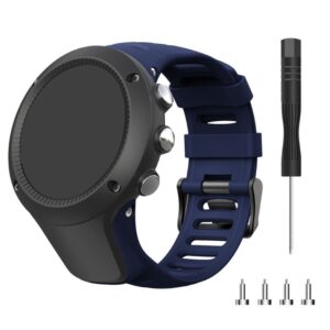 correa de silicona azul marino para reloj suunto ambit 1 2 3