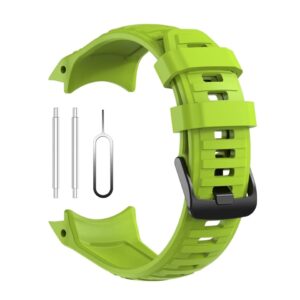 correa de silicona garmin instinct 2x solar verde limón