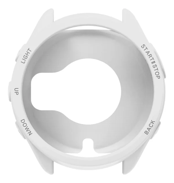 funda silicona para reloj garmin forerunner 965 color blanco