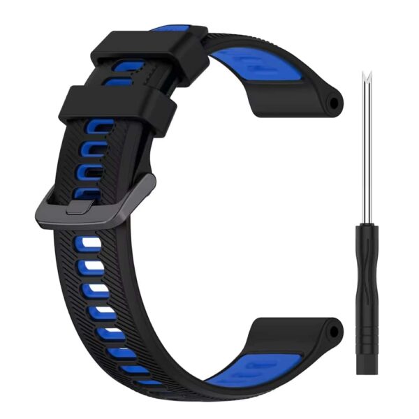 Correa Garmin Forerunner 745 955 965 color negro con azul