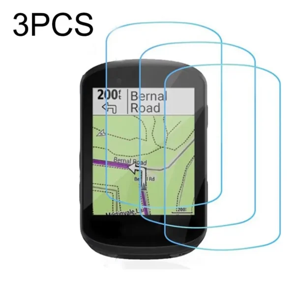 Pack 3 Micas Vidrio Templado para Garmin Edge 530 (3pcs)