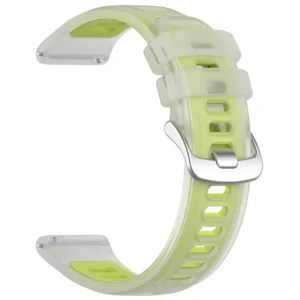 correa silicona para garmin forerunner 255s 265s venu 2s 3s verde limón