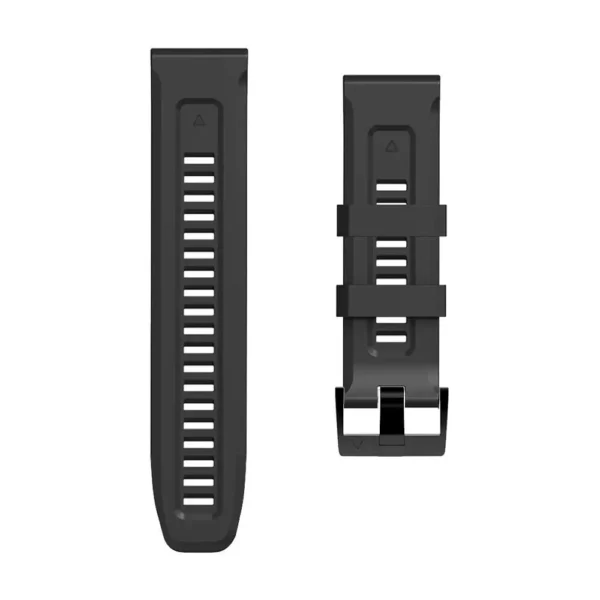 correa 22mm quickfit para garmin fenix 6, fenix 7, fenix 8 47mm, color negro