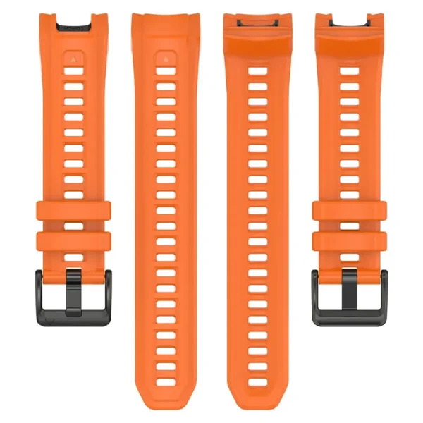 Correa de silicona para reloj Garmin Instinct 3 50mm - Naranjo - Imagen 3