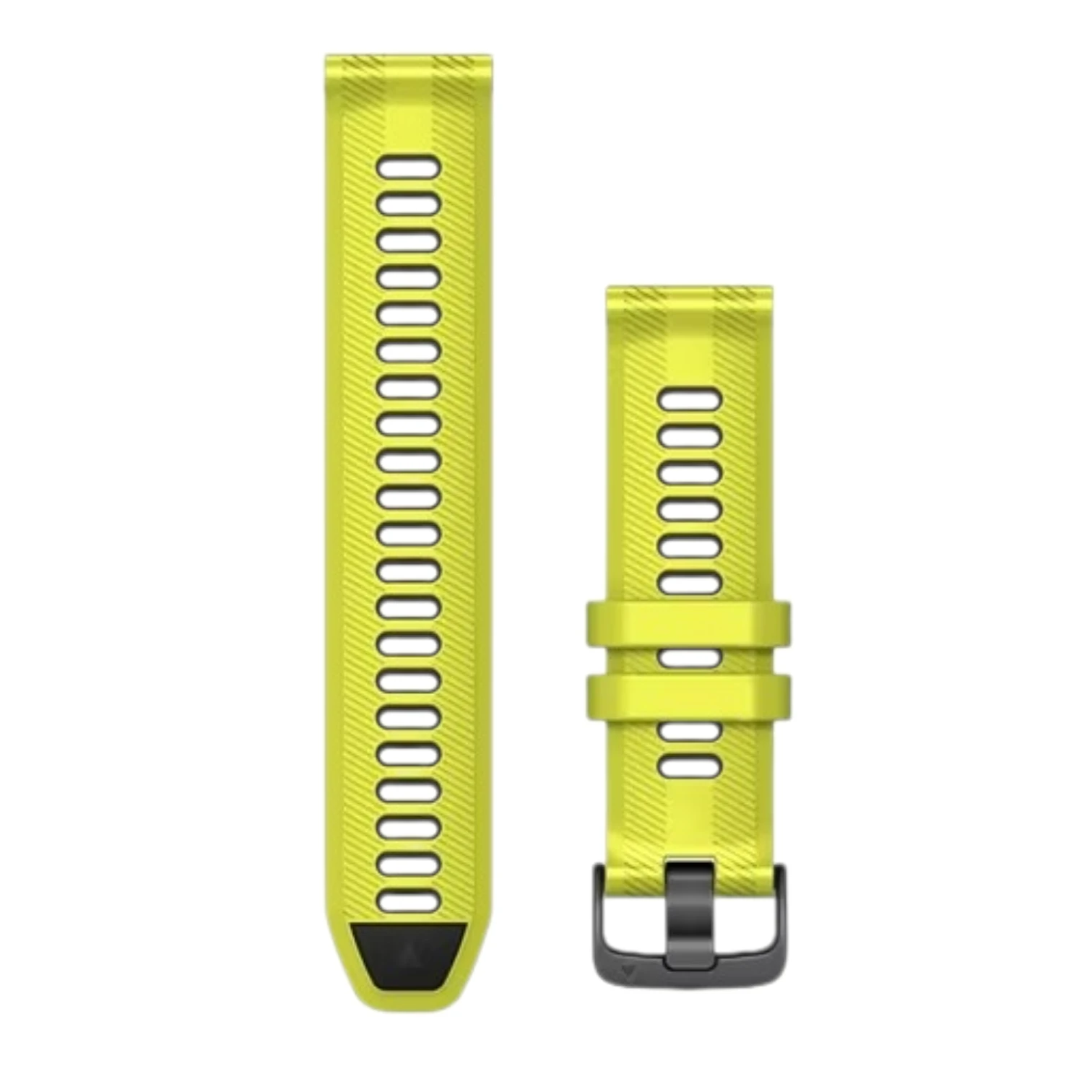 Correa Silicona para Garmin Forerunner 965 / 955 / 745 - Verde Limón Negro - Imagen 2
