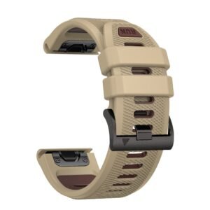 correa 26mm quickfit garmin fenix 8 51mm, fenix 7x, 6x, 5x, color cafe