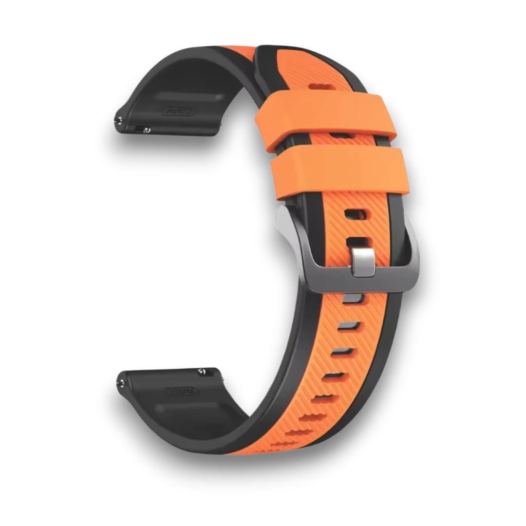 correa garmin 22mm quick release naranja con negro